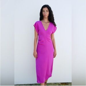 Zara pink dress nwt